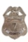 Obsolete Martinsville Indiana Police Badge #7