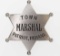 Obsolete Patriot Indiana Town Marshal Badge