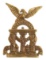 Georgia Cross Belt Plate Brass Emblem