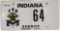 Obsolete Indiana Sheriff ISA License Plate