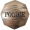 Unusual Obsolete Octagon Police Badge