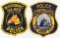 Pair Of Vintage Michigan Police Shoulder Patches