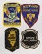 (4) Mixed State Police Shoulder Patches