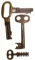 (3) Vintage Jail Keys From Illinois Prison System