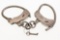 Vintage Mattatuck Mfg. Co. Handcuffs With Key