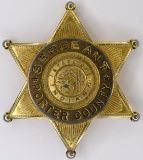 Obsolete Porter County Indiana Sergeant Badge