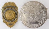 Early Obsolete C.E Hewitt  Porter County Badge Lot