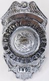 Obsolete Porter County Deputy Sheriff Cap Badge