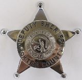 Obsolete Porter County IN Deputy Sheriff Badge