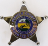 Obsolete Porter County Indiana Mounted Posse Badge