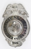 Vintage Obsolete Lake Co. Deputy Sheriff Badge