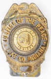 Obsolete Lake Co. Justice Of The Peace Badge
