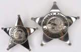 Obsolete Lake Co. Ind. County Police Badge Set