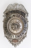Obsolete Bartholomew Co Radio Communications Badge