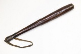 Early Leather Wrapped Police Club
