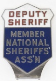 Vintage Deputy Sheriff License Plate Topper
