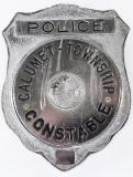 Calumet-Township Police Constable Bumper Badge