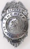 Obsolete St. Joseph Co. Ind. Deputy Sheriff Badge