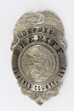 Obsolete LaPorte Co. Ind Deputy Sheriff Badge