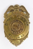 Named Obsolete Tipton Co. Ind Deputy Sheriff Badge