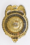 Named Obsolete Wayne Co. Deputy Sheriff Badge
