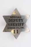 Obsolete Monroe Co. Special Deputy Sheriff Badge
