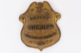 Early Obsolete Delaware Co. Deputy Sheriff Badge