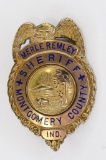 Named 1930s Obsolete Montgomery Co. Sheriff Badge