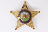 Obsolete Jefferson County Indiana Police Badge