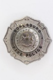 Obsolete Boalsburg Pennsylvania Fire Police Badge