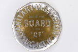 Obsolete Board Of Health Sanitary Inspector Badge