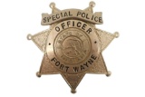 Obsolete Fort Wayne Indiana Special Police Badge