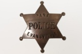 Obsolete Evansville Indiana Park Police Badge