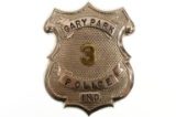 Obsolete Gary Indiana Park Police Badge #3
