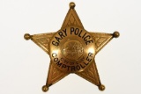 Obsolete Gary Indiana Police Comptroller Badge