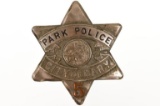 Early Obsolete Gary Indiana Park Police Badge #5
