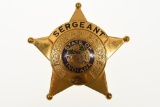 Obsolete Hammond Indiana Police Sergeant Badge