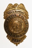 Obsolete South Bend Indiana Special Police Badge