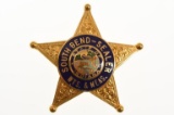 Obsolete South Bend IN Sealer WTS. & MEAS. Badge