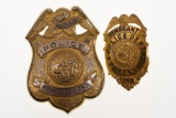 Obsolete Portland Indiana Police Badge Set