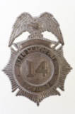 Obsolete Kokomo Indiana Police Lieutenant Badge