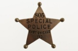 Obsolete East Chicago Indiana Special Police Badge