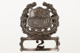 Obsolete East Chicago Indiana Police Cap Badge