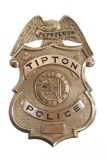Obsolete Tipton Indiana Police Patrolman Badge
