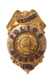 Obsolete Bedford Indiana Retired Police Badge