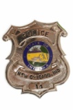 Obsolete New Chicago Indiana Police Badge #14
