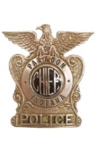 Obsolete Paragon Indiana Police Chief Hat Badge