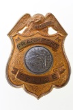 Obsolete Frankfort Indiana Police Sergeant Badge