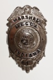 Obsolete Mecca Indiana Marshal Badge