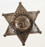 Obsolete Stauton Indiana Deputy Marshal Badge